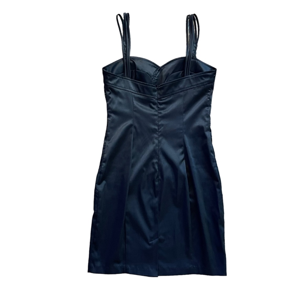XOXO Mini Dress Womens 4 Jr 5-6 Black Studded 90s Y2K Party Whimsygoth Edgy NWT - Picture 6 of 16